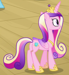 Size: 515x560 | Tagged: safe, screencap, princess cadance, alicorn, pony, g4, once upon a zeppelin, butt, cropped, female, folded wings, lovebutt, mare, plot, solo, wings