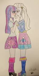 Size: 525x1006 | Tagged: safe, artist:alicesbeatinghearts, trixie, twilight sparkle, equestria girls, g4, female, lesbian, ship:twixie, shipping
