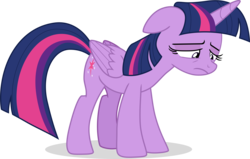 Size: 7488x4772 | Tagged: safe, artist:shutterflyeqd, twilight sparkle, alicorn, pony, g4, once upon a zeppelin, absurd resolution, female, mare, sad, simple background, solo, transparent background, twilight sparkle (alicorn), vector