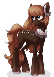 Size: 2894x4093 | Tagged: safe, artist:worldlofldreams, oc, oc only, doll pony, earth pony, pony, bow, doll, female, freckles, hair bow, mare, simple background, solo, toy, transparent background, unshorn fetlocks