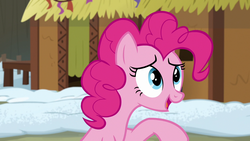 Size: 1280x720 | Tagged: safe, screencap, pinkie pie, earth pony, pony, g4, not asking for trouble, female, mare, solo