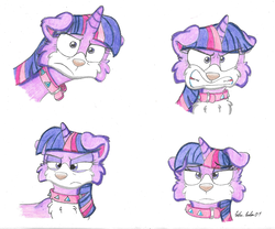 Size: 1295x1080 | Tagged: safe, artist:silversimba01, twilight sparkle, collie, dog, g4, my little pony: the movie, once upon a zeppelin, angry, clean, collar, cute, dogified, expressions, face, female, mix, parody, species swap, twilight barkle, twilight sparkle is not amused, unamused