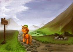 Size: 3508x2480 | Tagged: safe, artist:xormak, applejack, earth pony, pony, g4, female, high res, mare, scenery, solo