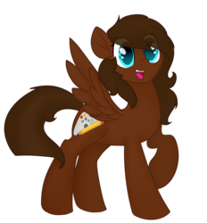 Size: 1519x1639 | Tagged: safe, artist:b(r)at, oc, oc only, oc:sierra flyer, pegasus, pony, blue eyes, cutie mark, female, mare, smiling, wings