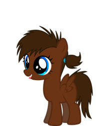 Size: 4265x4946 | Tagged: safe, artist:b(r)at, oc, oc only, oc:sierra flyer, pegasus, pony, absurd resolution, blue eyes, female, filly, pigtails, wings, young