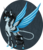 Size: 2052x2400 | Tagged: safe, artist:australian-senior, oc, oc only, oc:asriel elafris, alicorn, pony, kirindos, alternate universe, colored hooves, colored wings, colored wingtips, doug rattmann, hair bun, high res, leonine tail, piebald coat, portal, portal (valve), portal 2, solo