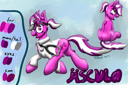 Size: 1280x853 | Tagged: safe, alternate version, artist:hilfigirl, oc, oc only, oc:aescula, pony, unicorn, color change, doctor, reference sheet, sitting, solo, stethoscope
