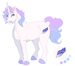 Size: 990x880 | Tagged: safe, artist:bijutsuyoukai, oc, oc only, oc:tres chic, pony, unicorn, ear fluff, facial hair, male, moustache, offspring, parent:fleur-de-lis, parent:prince blueblood, parents:fleur-de-blueblood, simple background, smiling, solo, stallion, transparent background, watermark