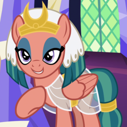 Size: 845x849 | Tagged: safe, screencap, somnambula, pegasus, pony, g4, shadow play, cropped, female, lidded eyes, mare, solo