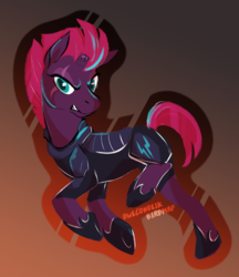 Size: 700x811 | Tagged: safe, artist:owlcoholik, tempest shadow, pony, unicorn, g4, my little pony: the movie, angry, armor, broken horn, eye scar, female, horn, mare, scar, scowl, solo