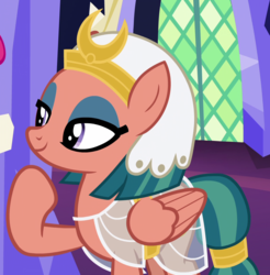 Size: 1007x1025 | Tagged: safe, screencap, somnambula, pegasus, pony, g4, shadow play, cropped, female, mare, solo