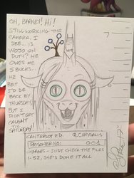 Size: 1536x2048 | Tagged: safe, artist:andy price, queen chrysalis, changeling, changeling queen, g4, :3, barney miller, bust, eyelashes, female, front view, horn, monochrome, mugshot, slit pupils, traditional art