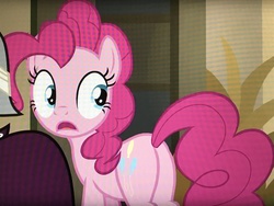 Size: 4032x3024 | Tagged: safe, screencap, pinkie pie, daring done?, g4, butt, plot