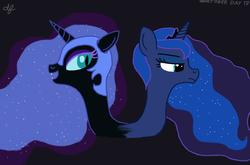 Size: 1235x817 | Tagged: safe, artist:dafiltafish, nightmare moon, princess luna, g4