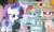 Size: 601x364 | Tagged: safe, edit, edited screencap, screencap, flash magnus, fluttershy, mistmane, rainbow dash, rarity, rockhoof, somnambula, pony, unicorn, g4, shadow play, braid, clothes, complaining, cowboy hat, darling, female, hat, i wish i was at home, i wish i was home, image macro, inner thoughts, magic, manehattan, mare, meme, see-through, text