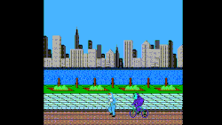 Size: 1920x1080 | Tagged: safe, artist:2snacks, rainbow dash, human, two best sisters play, g4, animated, bicycle, crossover, gif, humanized, jason voorhees, nigga stole my bike, parody, pixel art, punch-out!!