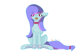 Size: 1024x706 | Tagged: safe, artist:spectrasus, oc, oc only, oc:electricspark, earth pony, pony, bow, choker, cookie, female, food, mare, simple background, solo, tail bow, transparent background