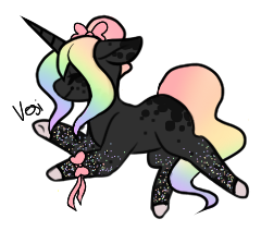 Size: 240x212 | Tagged: safe, artist:vesiaura, oc, oc only, pony, unicorn, cute, female, mare, ocbetes, rainbow, rainbow hair, simple background, solo, transparent background