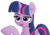 Size: 9762x6844 | Tagged: safe, artist:joemasterpencil, twilight sparkle, alicorn, pony, g4, my little pony: the movie, absurd resolution, female, mare, simple background, smiling, smug, solo, transparent background, twilight sparkle (alicorn), vector