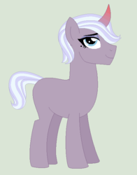 Size: 470x598 | Tagged: safe, artist:everythingf4ngirl, oc, oc only, oc:snow nova, pony, female, male to female, mare, offspring, parent:king sombra, parent:princess celestia, parents:celestibra, solo, trans female, transgender