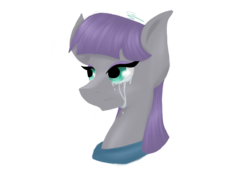 Size: 2048x1536 | Tagged: safe, artist:clefsignsketcher, maud pie, g4, bust, crying, female, solo