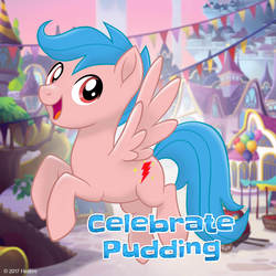 Size: 1080x1080 | Tagged: safe, oc, oc only, oc:celebrate pudding, oc:eli flash, pegasus, pony, g4, my little pony: the movie, mlp movie pony maker, solo