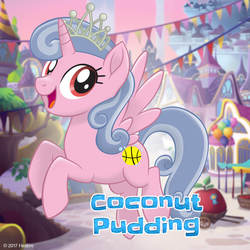 Size: 1080x1080 | Tagged: safe, oc, oc only, oc:coconut pudding, oc:princess coconut pudding, alicorn, pony, g4, my little pony: the movie, alicorn oc, mlp movie pony maker