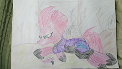 Size: 5312x2988 | Tagged: safe, artist:straighttothepointstudio, artist:sttpstudios, tempest shadow, pony, g4, my little pony: the movie, female, solo, traditional art