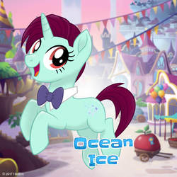 Size: 1080x1080 | Tagged: safe, oc, oc only, oc:ocean ice, pony, unicorn, g4, my little pony: the movie, mlp movie pony maker, solo