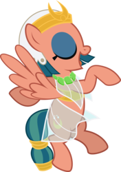 Size: 5486x7796 | Tagged: safe, artist:jhayarr23, somnambula, pegasus, pony, g4, shadow play, absurd resolution, cute, dancing, eyes closed, female, flying, glowpaz, mare, open mouth, simple background, smiling, solo, somnambetes, spread wings, transparent background, vector, walk like an egyptian, wings