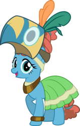Size: 4015x6330 | Tagged: safe, artist:jhayarr23, meadowbrook, earth pony, pony, g4, shadow play, absurd resolution, clothes, cute, dress, female, headscarf, healer's mask, jewelry, looking at you, mare, mask, meadowcute, necklace, scarf, simple background, solo, transparent background, vector