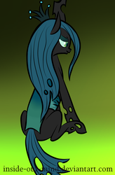 Size: 700x1070 | Tagged: safe, artist:inside-our-mind, queen chrysalis, changeling, changeling queen, g4, crown, female, jewelry, regalia, solo