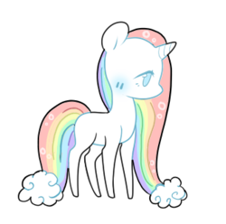 Size: 330x328 | Tagged: safe, artist:lilacthebatt, oc, oc only, oc:cosmica galactic, pony, unicorn, base used, profile, rainbow hair, simple background, solo, transparent background
