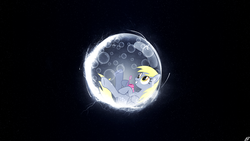 Size: 1920x1080 | Tagged: safe, artist:jave-the-13, edit, derpy hooves, g4, bubble, female, solo, wallpaper, wallpaper edit