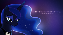 Size: 1920x1080 | Tagged: safe, artist:vexx3, princess luna, g4, crying, female, solo, wallpaper