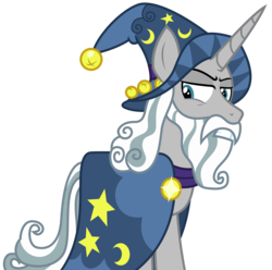 Size: 3234x3203 | Tagged: safe, artist:sketchmcreations, star swirl the bearded, pony, unicorn, g4, shadow play, annoyed, high res, lidded eyes, male, simple background, solo, transparent background, vector