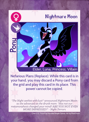 Size: 889x1214 | Tagged: safe, artist:pixel-prism, nightmare moon, twilight sparkle's secret shipfic folder, g4