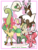 Size: 2175x2900 | Tagged: safe, artist:rimmi1357, fluttershy, breloom, leafeon, meganium, sawsbuck, whimsicott, anthro, g4, crossover, gym leader, high res, lurantis, pokémon