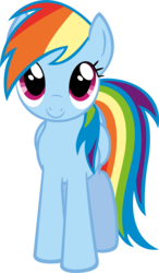 Size: 2339x4000 | Tagged: safe, artist:timeimpact, rainbow dash, pegasus, pony, friendship is magic, g4, cute, dashabetes, female, high res, mare, simple background, solo, transparent background, vector