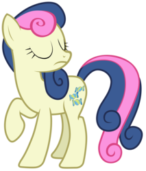Size: 7000x8200 | Tagged: safe, artist:tardifice, bon bon, sweetie drops, earth pony, pony, g4, triple threat, absurd resolution, female, mare, simple background, solo, transparent background, vector