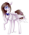 Size: 3442x4112 | Tagged: safe, artist:midnightdream123, oc, oc only, pegasus, pony, bell, bell collar, collar, female, high res, mare, raised hoof, simple background, solo, transparent background