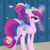 Size: 3100x3100 | Tagged: safe, artist:kp-shadowsquirrel, artist:oil, derpibooru exclusive, princess cadance, alicorn, pony, g4, bow, butt, candy, chest fluff, female, food, hair bow, high res, levitation, licking, lockers, lollipop, lovebutt, magic, mare, open mouth, plot, ponytail, solo, standing, tail, tail bow, tail wrap, teen princess cadance, telekinesis, tongue out, younger