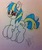 Size: 1493x1792 | Tagged: safe, artist:anonymousnekodos, oc, oc only, oc:laggy, earth pony, pony, female, mare, scrunchy face, solo, traditional art