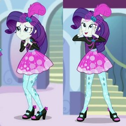 Size: 2048x2048 | Tagged: safe, screencap, rarity, display of affection, equestria girls, g4, my little pony equestria girls: better together, clothes, dress, feet, female, high heels, high res, legs, pantyhose, raritights, shoes, skirt, socks, sweater, turtleneck
