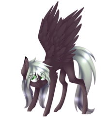 Size: 4000x4400 | Tagged: safe, artist:hyshyy, oc, oc only, oc:reyna cloverfield, pegasus, pony, absurd resolution, female, mare, simple background, solo, transparent background