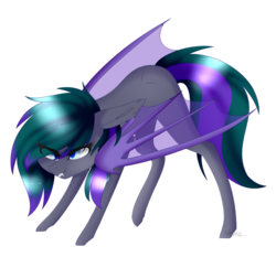 Size: 3144x2934 | Tagged: safe, artist:hyshyy, oc, oc only, oc:angel, bat pony, pony, female, high res, mare, simple background, solo, transparent background