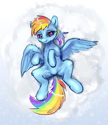 Size: 1206x1391 | Tagged: safe, artist:xbi, rainbow dash, pony, g4, cloud, looking at you