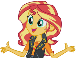 Size: 2048x1546 | Tagged: safe, artist:thebarsection, sunset shimmer, equestria girls, g4, my little pony equestria girls: better together, clothes, cute, female, not a vector, open mouth, simple background, solo, transparent background