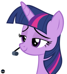 Size: 3452x3776 | Tagged: safe, artist:mandash1996, twilight sparkle, alicorn, pony, g4, once upon a zeppelin, earpiece, female, high res, mare, microphone, simple background, solo, transparent background, twilight sparkle (alicorn), vector