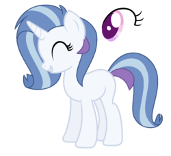 Size: 994x906 | Tagged: safe, artist:cutiesparkle, oc, oc only, oc:evenstar gleam, pony, unicorn, female, magical lesbian spawn, mare, offspring, parent:starlight glimmer, parent:trixie, parents:startrix, simple background, solo, transparent background